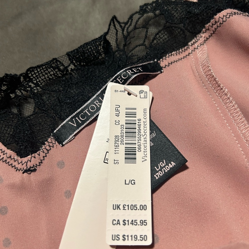 💖Victoria's Secret Pink and Black Lace Intimate💖 - Picture 3 of 3